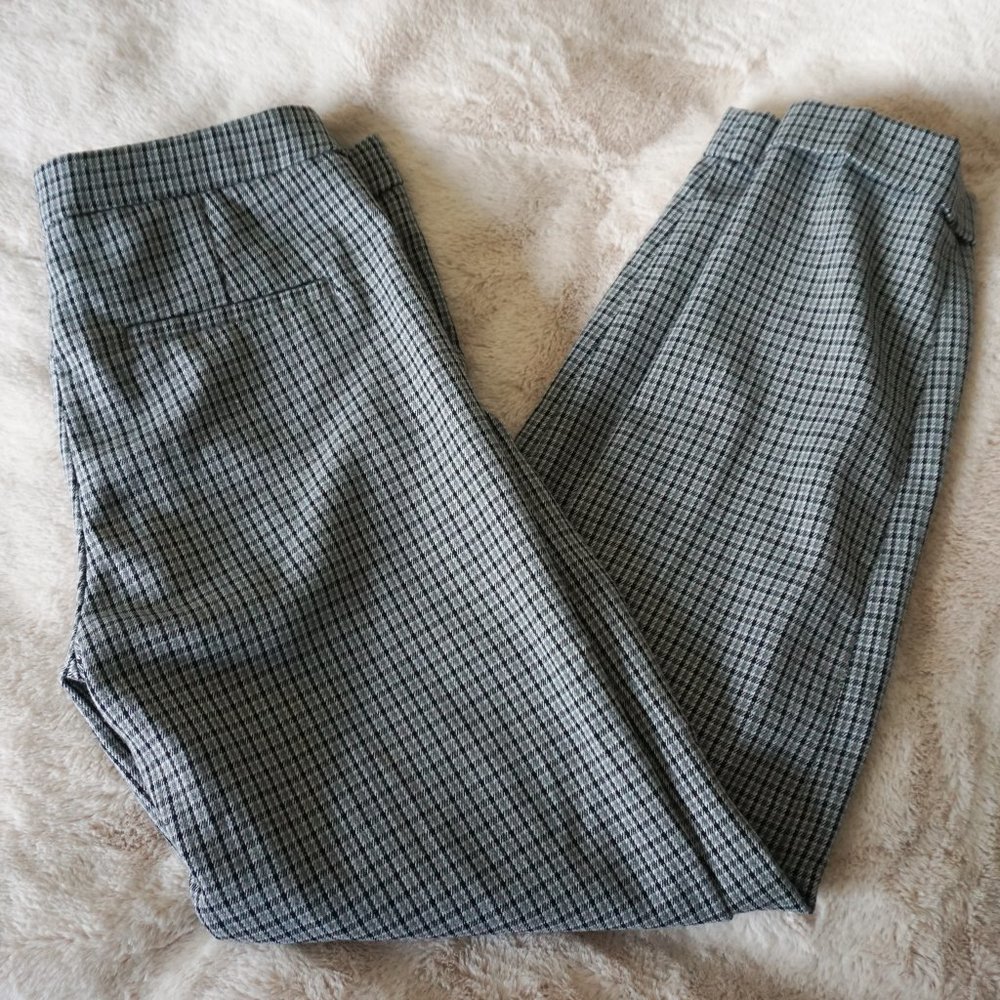 Houndstooth crop pant
